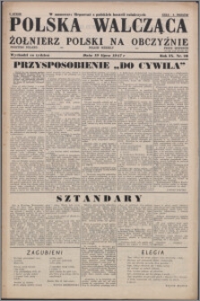 Polska Walcząca - Żołnierz Polski na Obczyźnie 1947.07.19, R. 9 nr 28