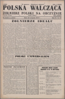 Polska Walcząca - Żołnierz Polski na Obczyźnie 1947.08.16, R. 9 nr 32