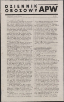 Dziennik Obozowy APW 1944.02.05 nr 5