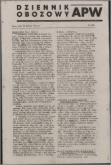 Dziennik Obozowy APW 1944.02.19 nr 17
