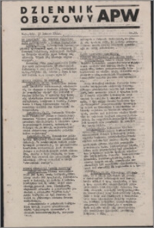 Dziennik Obozowy APW 1944.02.22 nr 19