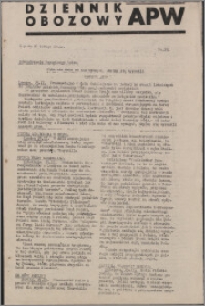 Dziennik Obozowy APW 1944.02.26 nr 23