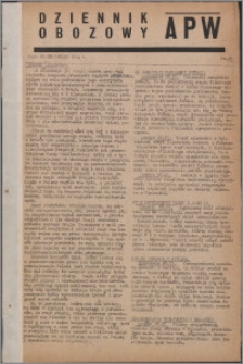 Dziennik Obozowy APW 1944.02.29 nr 25