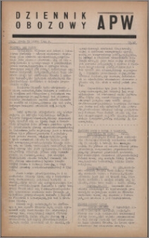 Dziennik Obozowy APW 1944.03.29 nr 49