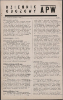 Dziennik Obozowy APW 1944.04.01 nr 52