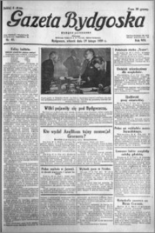 Gazeta Bydgoska 1929.02.19 R.8 nr 41