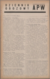 Dziennik Obozowy APW 1944.04.11 nr 58