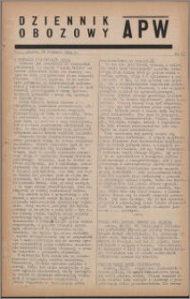 Dziennik Obozowy APW 1944.04.21 nr 67