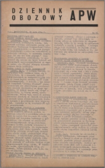 Dziennik Obozowy APW 1944.05.15 nr 86