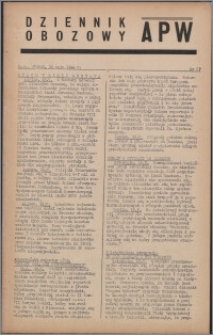 Dziennik Obozowy APW 1944.05.16 nr 87