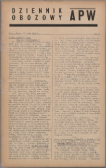 Dziennik Obozowy APW 1944.05.17 nr 88