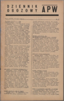 Dziennik Obozowy APW 1944.05.27 nr 97