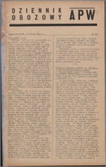 Dziennik Obozowy APW 1944.06.01 nr 100