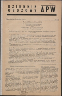 Dziennik Obozowy APW 1944.06.27 nr 121