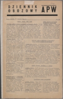 Dziennik Obozowy APW 1944.06.30 nr 124