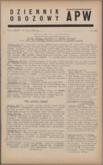 Dziennik Obozowy APW 1944.07.21 nr 142