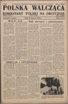 Polska Walcząca - Kombatant Polski na Obczyźnie 1948.01.10, R. 10 nr 2