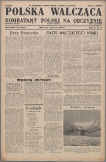 Polska Walcząca - Kombatant Polski na Obczyźnie 1948.01.24, R. 10 nr 4