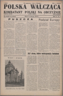 Polska Walcząca - Kombatant Polski na Obczyźnie 1948.02.14, R. 10 nr 7