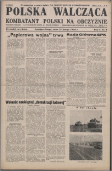 Polska Walcząca - Kombatant Polski na Obczyźnie 1948.02.21, R. 10 nr 8