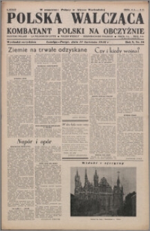 Polska Walcząca - Kombatant Polski na Obczyźnie 1948.04.17, R. 10 nr 16