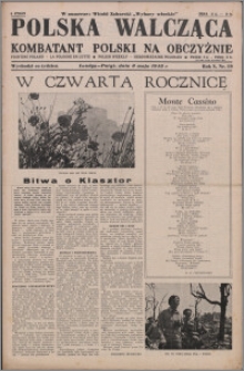 Polska Walcząca - Kombatant Polski na Obczyźnie 1948.05.08, R. 10 nr 19