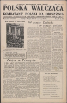 Polska Walcząca - Kombatant Polski na Obczyźnie 1948.06.05, R. 10 nr 23