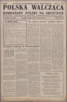 Polska Walcząca - Kombatant Polski na Obczyźnie 1948.07.03, R. 10 nr 27