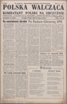Polska Walcząca - Kombatant Polski na Obczyźnie 1948.07.24, R. 10 nr 30