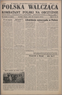 Polska Walcząca - Kombatant Polski na Obczyźnie 1948.08.28, R. 10 nr 35