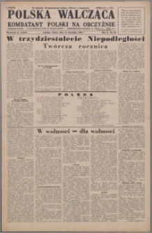 Polska Walcząca - Kombatant Polski na Obczyźnie 1948.11.13, R. 10 nr 46
