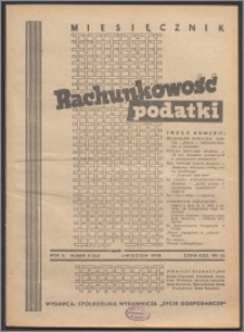 Rachunkowość - Podatki 1948, R. 2 nr 4 (10)