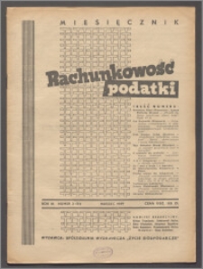 Rachunkowość - Podatki 1949, R. 3 nr 3 (21)