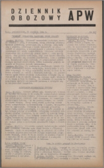Dziennik Obozowy APW 1944.08.21 nr 167