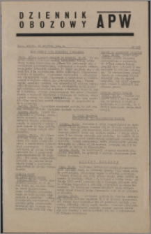 Dziennik Obozowy APW 1944.09.23 nr 196