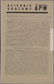 Dziennik Obozowy APW 1944.09.29 nr 201