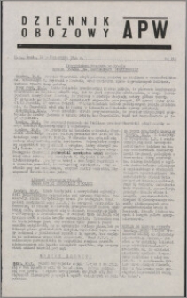 Dziennik Obozowy APW 1944.10.11 nr 211