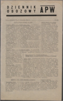 Dziennik Obozowy APW 1944.11.06 nr 232