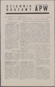 Dziennik Obozowy APW 1944.11.20 nr 243