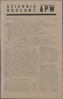 Dziennik Obozowy APW 1944.12.01 nr 253