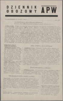 Dziennik Obozowy APW 1944.12.18 nr 267
