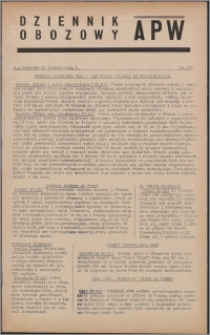 Dziennik Obozowy APW 1944.12.21 nr 270