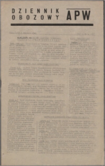 Dziennik Obozowy APW 1945.01.05, R. 2 nr 4