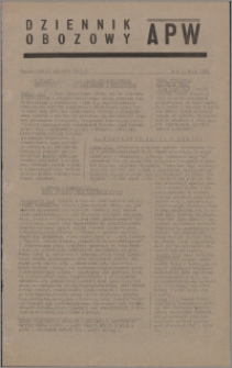 Dziennik Obozowy APW 1945.01.13, R. 2 nr 9