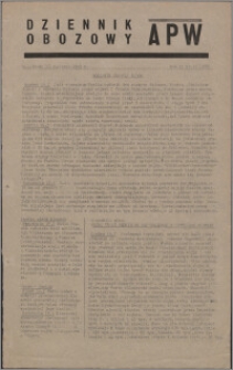 Dziennik Obozowy APW 1945.01.17, R. 2 nr 12