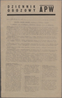 Dziennik Obozowy APW 1945.01.23, R. 2 nr 17