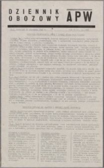 Dziennik Obozowy APW 1945.01.25, R. 2 nr 19