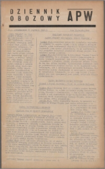 Dziennik Obozowy APW 1945.01.29, R. 2 nr 22
