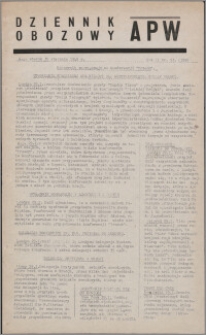 Dziennik Obozowy APW 1945.01.30, R. 2 nr 23