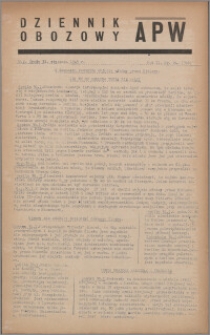 Dziennik Obozowy APW 1945.01.31, R. 2 nr 24